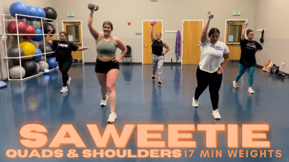 Saweetie Quads & Shoulders // Weights // 19 min